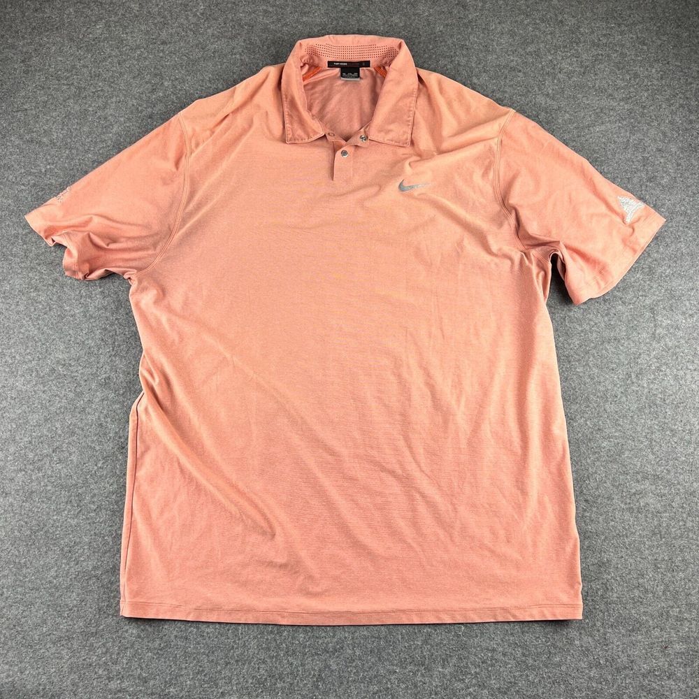 Flaw * Nike Tiger Woods Congressional AT&T‎ Golf Shirt RN 56323 Size Large